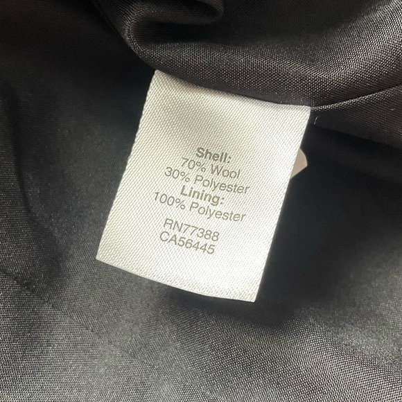 J Crew Factory Lightweight Wool Blazer Black 6 Career Tailored Office Academia - Picture 4 of 7